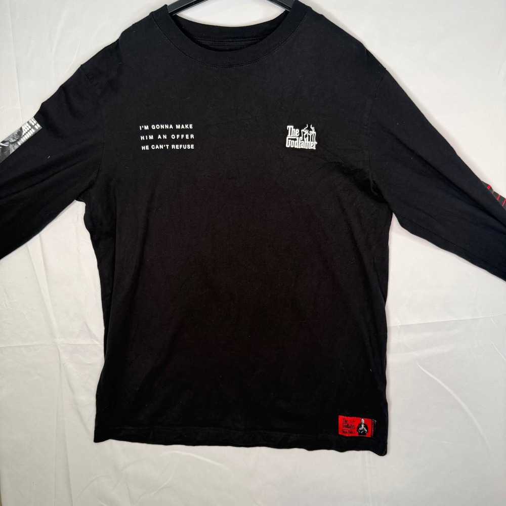 The Godfather‎ 50th Anniversary Long Sleeve Shirt Mens Medium Black Shoe Palace